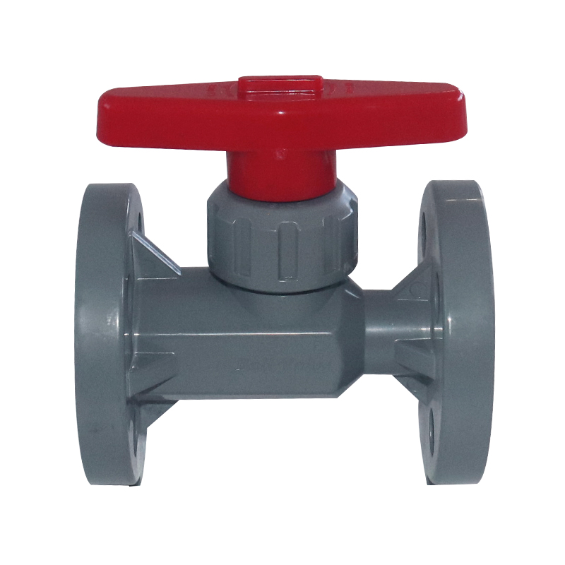CPVC Industrial water GB ASTM GREY PVC-C PIPE AND FITTING flange ball valve 2