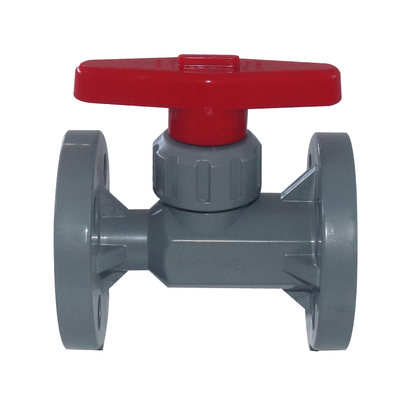 CPVC Industrial water GB ASTM GREY PVC-C PIPE AND FITTING flange ball valve 3