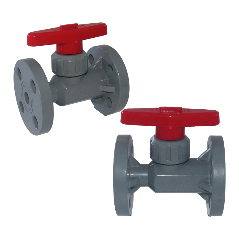 CPVC Industrial water GB ASTM GREY PVC-C PIPE AND FITTING flange ball valve 6