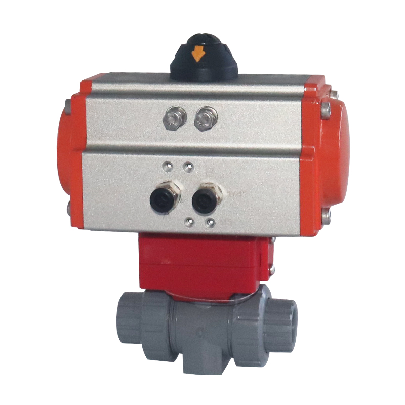 CPVC Industrial water GB ASTM GREY PVC-C PIPE AND FITTING pneumatic sanitary ball valve 2