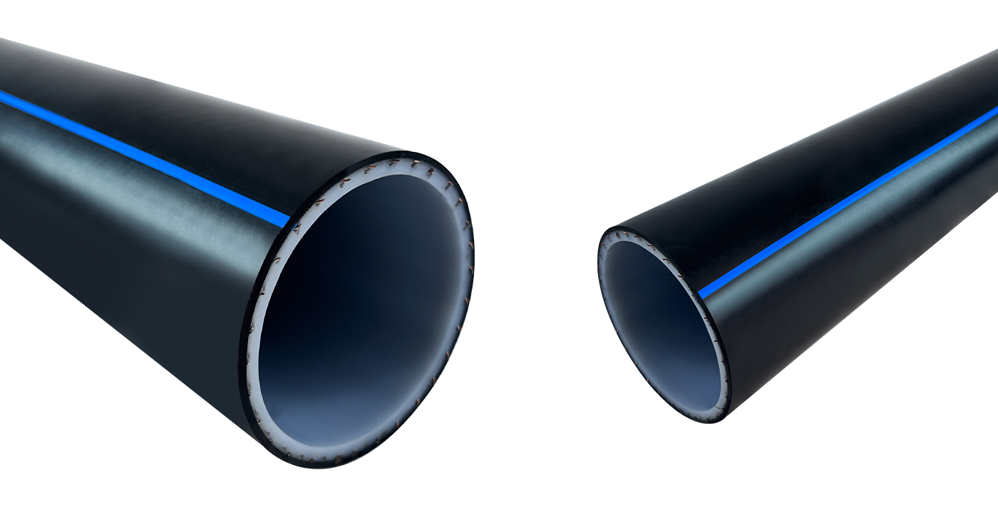 HDPE steel reinforced thermoplastic pipe