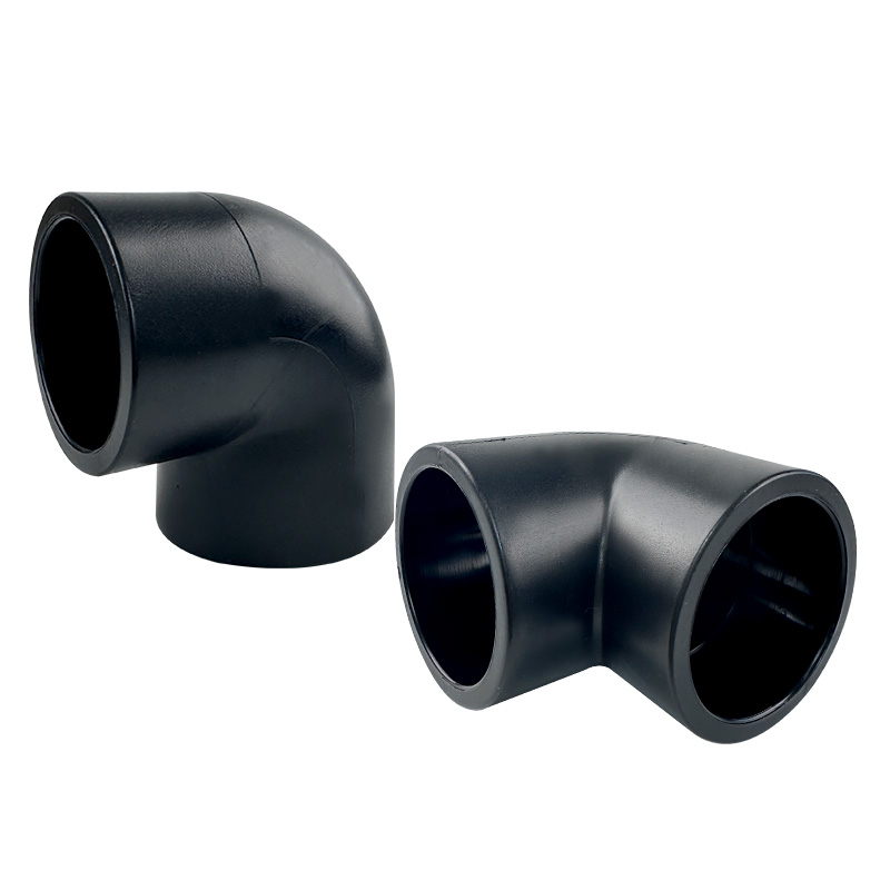 HDPE Water Plumbing System ISO DIN BS EN ASTM GB black 90 Elbow