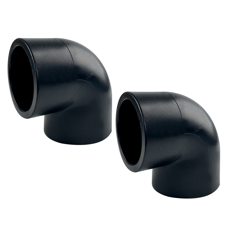 HDPE Water Plumbing System ISO DIN BS EN ASTM GB black 90 Elbow 2