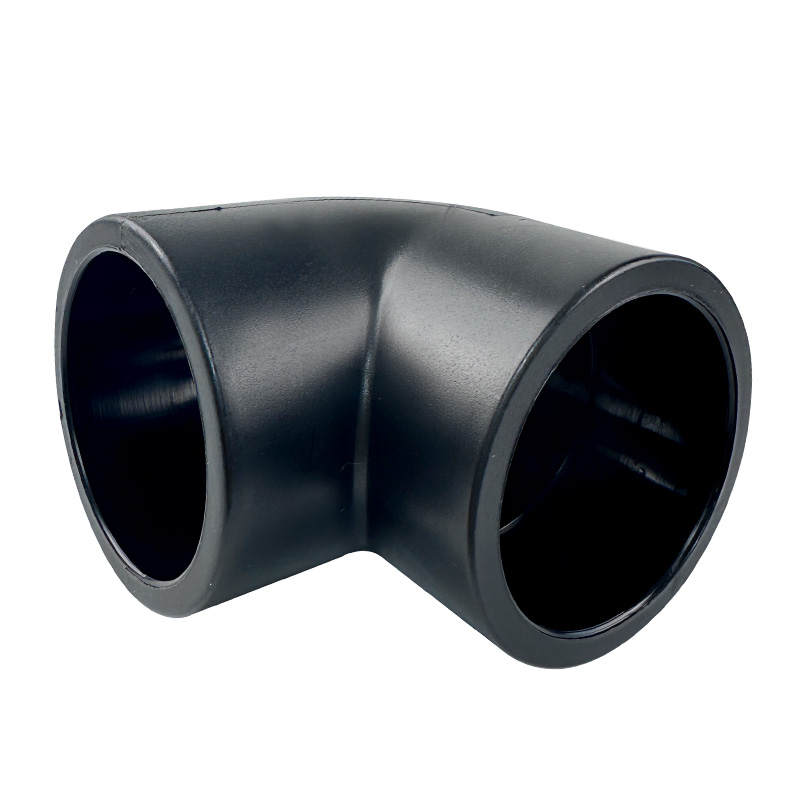 HDPE Water Plumbing System ISO DIN BS EN ASTM GB black 90 Elbow 5