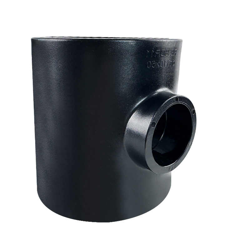 HDPE Water Plumbing System ISO DIN BS EN ASTM GB black 90 Reducing Tee 4