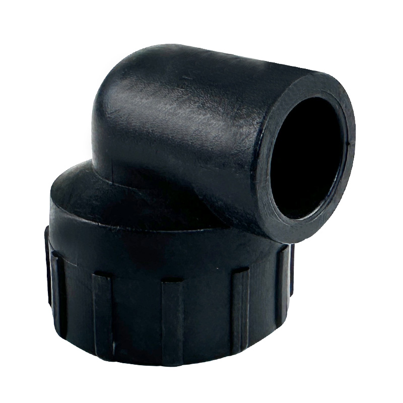 HDPE Water Plumbing System ISO DIN BS EN ASTM GB black Female Elbow (Copper Thread)I 4