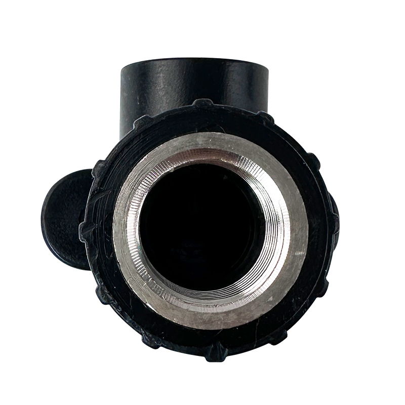 HDPE Water Plumbing System ISO DIN BS EN ASTM GB black Female Thread Elbow With Seat  4
