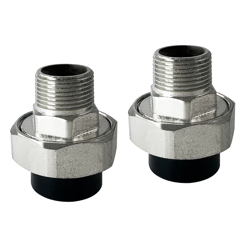 HDPE Water Plumbing System ISO DIN BS EN ASTM GB black Male Thread Union 2