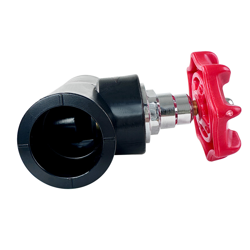 HDPE Water Plumbing System ISO DIN BS EN ASTM GB black Stop Valve 10