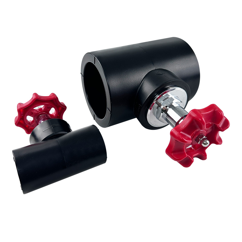 HDPE Water Plumbing System ISO DIN BS EN ASTM GB black Stop Valve 12