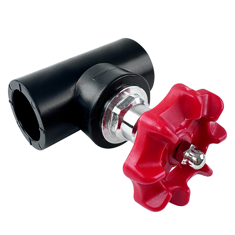 HDPE Water Plumbing System ISO DIN BS EN ASTM GB black Stop Valve 8