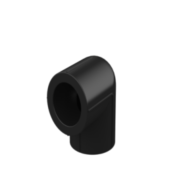 HDPE Water Plumbing and fitting System ISO DIN BS-EN ASTM GB black hdpe 90° elbow