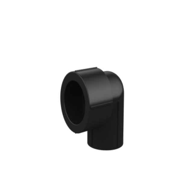 HDPE Water Plumbing and fitting System ISO DIN BS-EN ASTM GB black hdpe 90° reducing elbow
