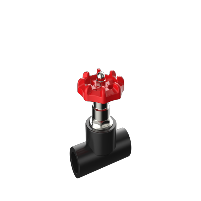 HDPE Water Plumbing and fitting System ISO DIN BS-EN ASTM GB black hdpe  stop valve