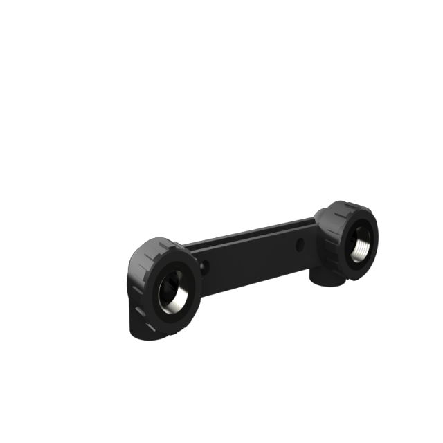 HDPE Water Plumbing and fitting System ISO DIN BS-EN ASTM GB black hdpe double female thread elbow with seat