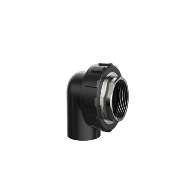 HDPE Water Plumbing and fitting System ISO DIN BS-EN ASTM GB black hdpe female elbow copper Thread (3)