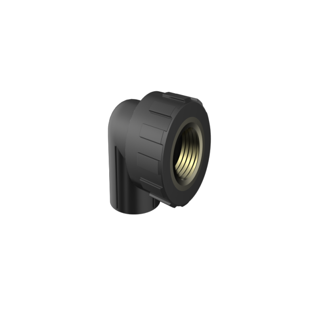 HDPE Water Plumbing and fitting System ISO DIN BS-EN ASTM GB black hdpe female elbow copper thread (2)