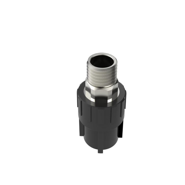 HDPE Water Plumbing and fitting System ISO DIN BS-EN ASTM GB black hdpe male coupling copper thread 1