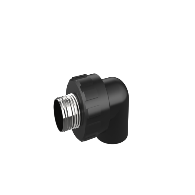 HDPE Water Plumbing and fitting System ISO DIN BS-EN ASTM GB black hdpe male elbow copper thread