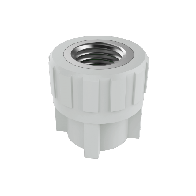 PPR Conventional Domestic Water pipe and fitting white gb iso Female adapter copper thread Metal