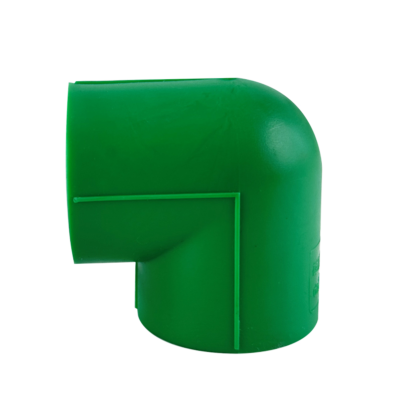 PPR WATER PIPE AND FITTING ISO DIN GB ASTM GREEN WHITE PPR 90° ELBOW(WHITE) 10