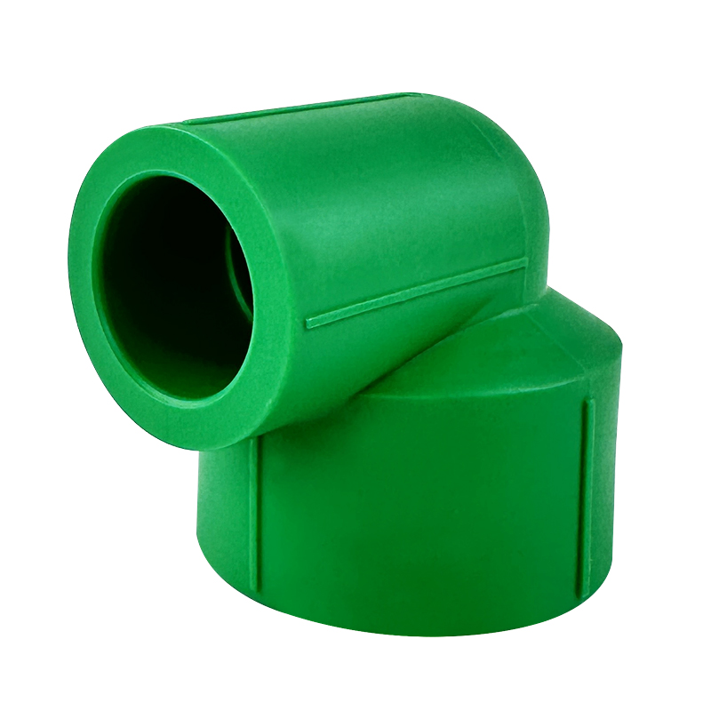 PPR WATER PIPE AND FITTING ISO DIN GB ASTM GREEN WHITE PPR 90° REDUCING ELBOW 2