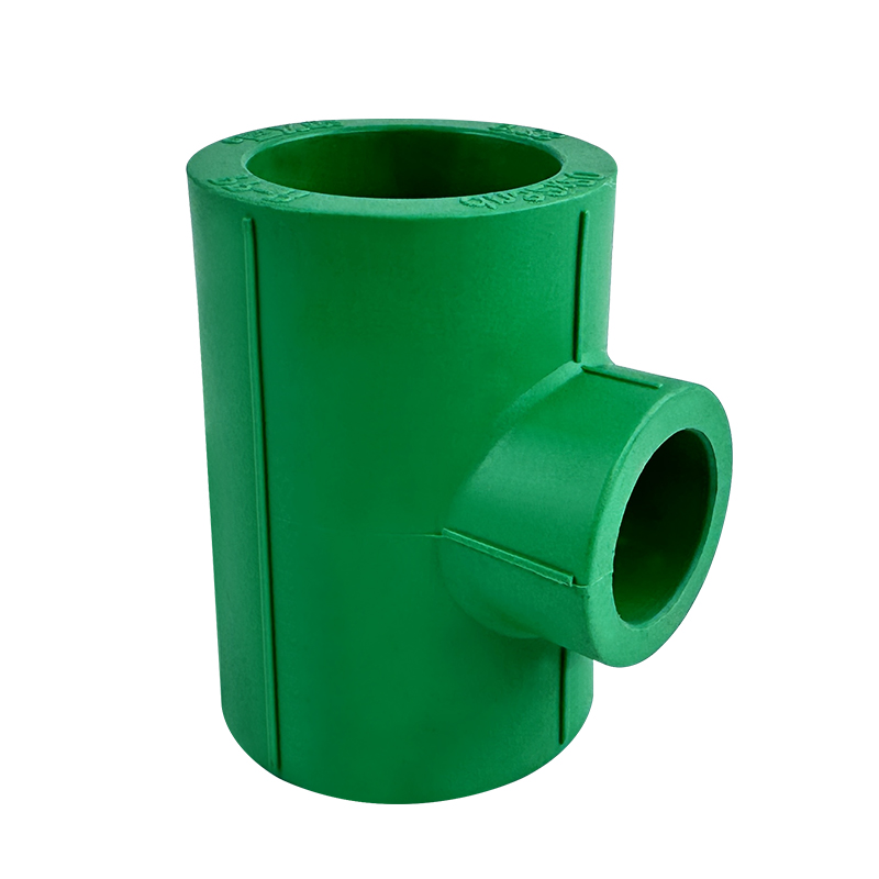 PPR WATER PIPE AND FITTING ISO DIN GB ASTM GREEN WHITE PPR 90° REDUCING TEE 4