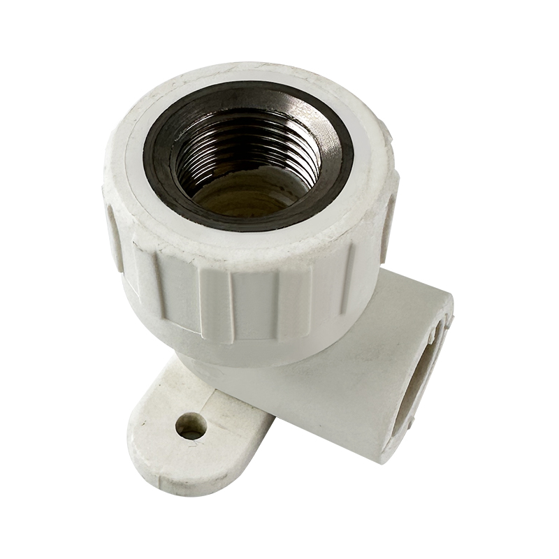 PPR WATER PIPE AND FITTING ISO DIN GB ASTM GREEN WHITE PPR FEMALETHREAD ELBOW WITH SEAT 344
