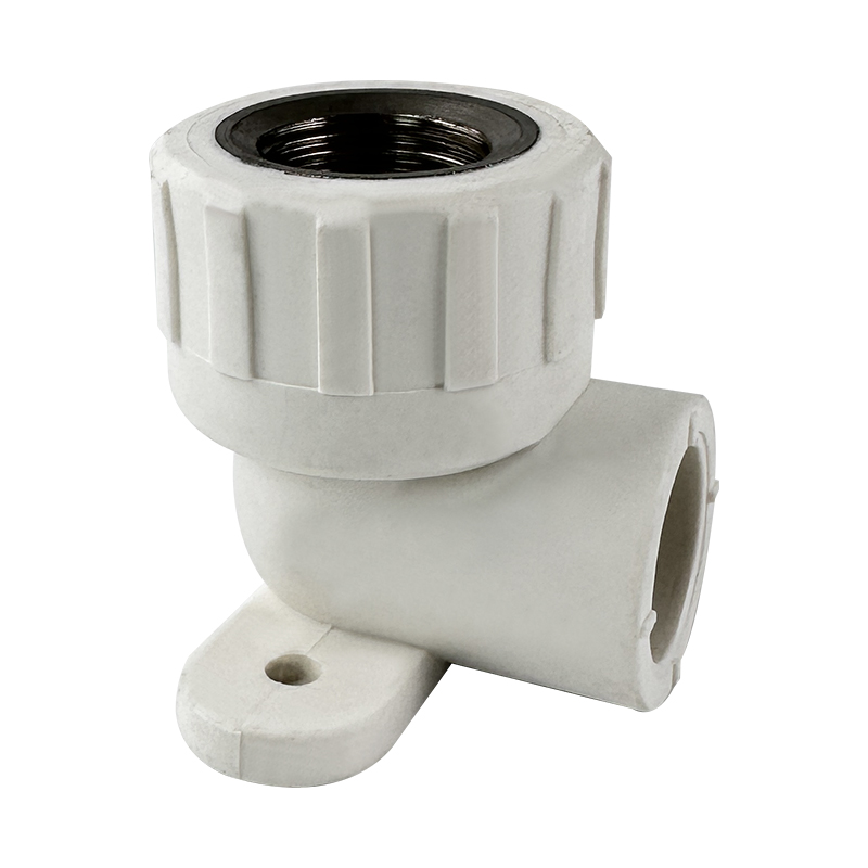 PPR WATER PIPE AND FITTING ISO DIN GB ASTM GREEN WHITE PPR FEMALETHREAD ELBOW WITH SEAT 6