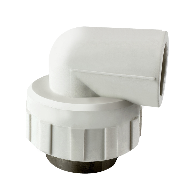 PPR WATER PIPE AND FITTING ISO DIN GB ASTM GREEN WHITE PPR FEMALE ELBOW COPPER THREAD 342