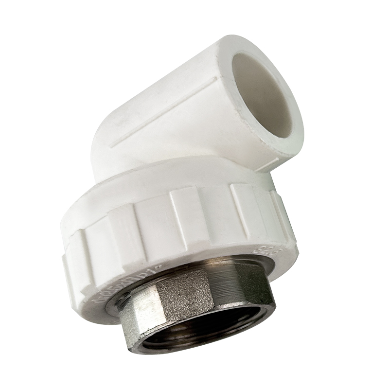 PPR WATER PIPE AND FITTING ISO DIN GB ASTM GREEN WHITE PPR FEMALE ELBOW COPPER THREAD 3432