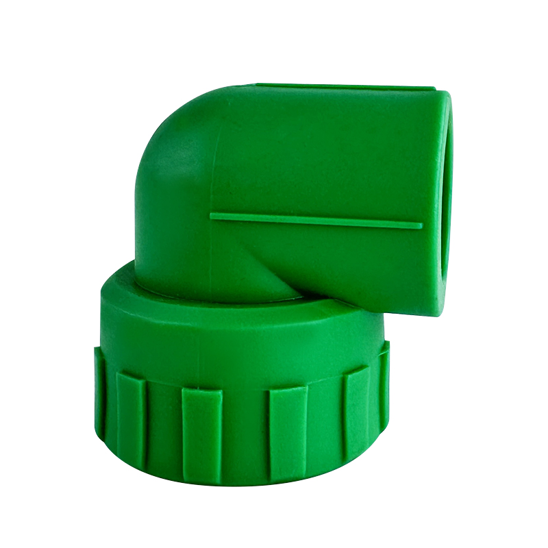 PPR WATER PIPE AND FITTING ISO DIN GB ASTM GREEN WHITE PPR FEMALE ELBOW COPPER THREAD 6