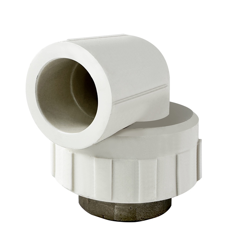 PPR WATER PIPE AND FITTING ISO DIN GB ASTM GREEN WHITE PPR FEMALE ELBOW COPPER THREAD  3424