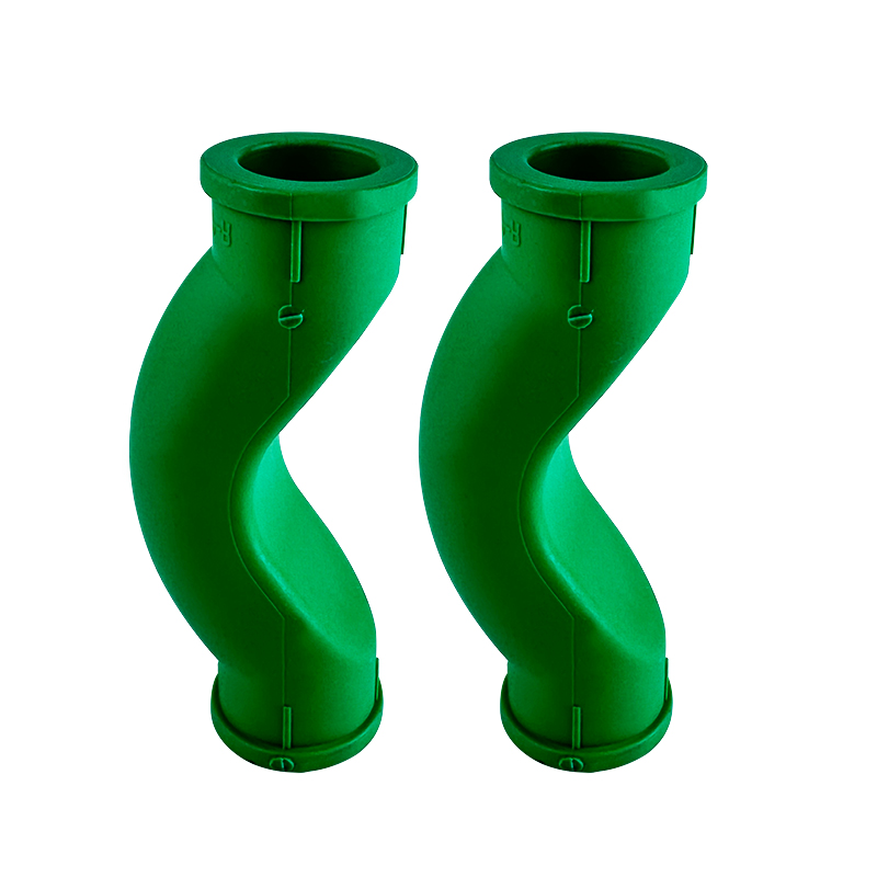 PPR WATER PIPE AND FITTING ISO DIN GB ASTM GREEN WHITE PPR PIPE BENDING 5