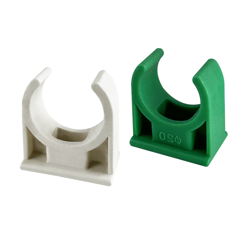PPR WATER PIPE AND FITTING ISO DIN GB ASTM GREEN WHITE PPR PIPE CLAMP 34