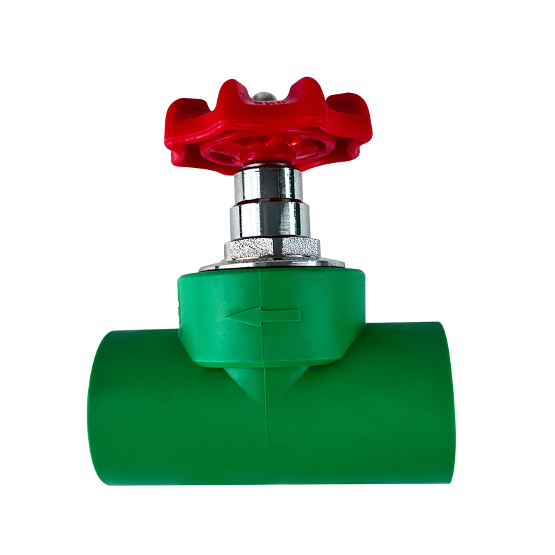PPR WATER PIPE AND FITTING ISO DIN GB ASTM GREEN WHITE PPR STOP VALVE