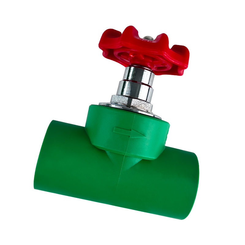 PPR WATER PIPE AND FITTING ISO DIN GB ASTM GREEN WHITE PPR STOP VALVE 2