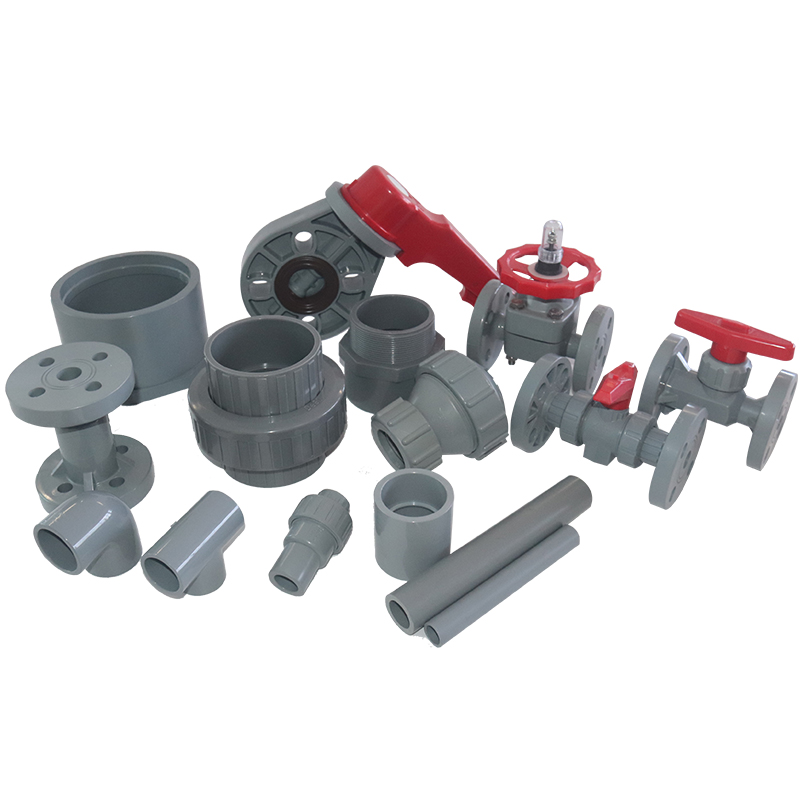 PVC-C WATER  INDUSTRIAL WATER PIPE AND FITTING ISO GB DIN GREY CPVC WATER PIPE