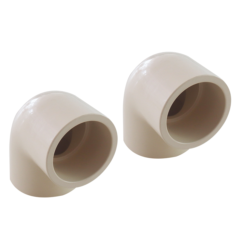 PVC-C Water Plumbing System ASTM GB beigh CPVC PIPE AND FITTING 90° DEG ELBOW 8