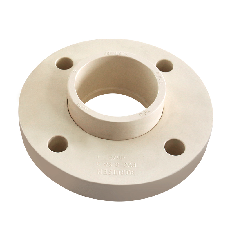 PVC-C Water Plumbing System ASTM GB beigh CPVC PIPE AND FITTING  FLANGE
