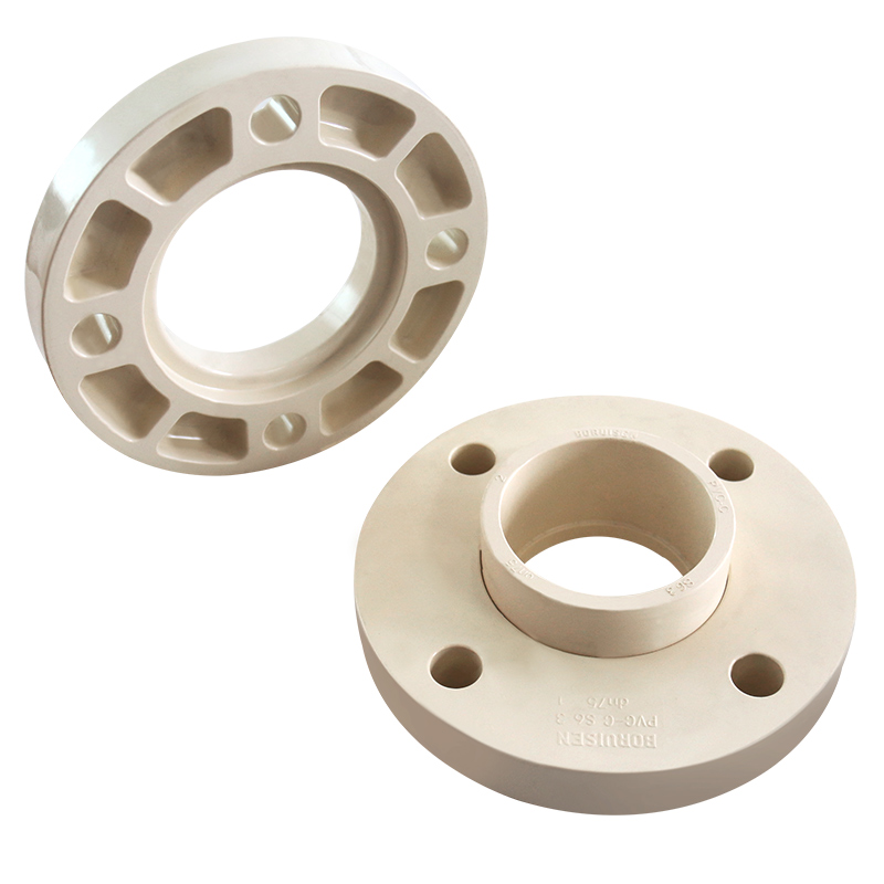 PVC-C Water Plumbing System ASTM GB beigh CPVC PIPE AND FITTING  FLANGE 3