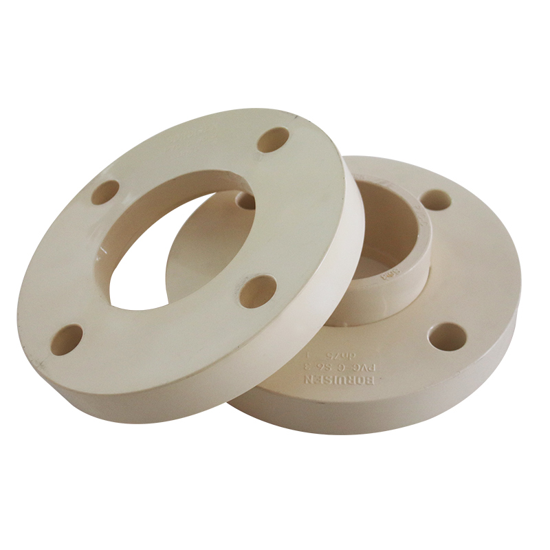PVC-C Water Plumbing System ASTM GB beigh CPVC PIPE AND FITTING  FLANGE 5