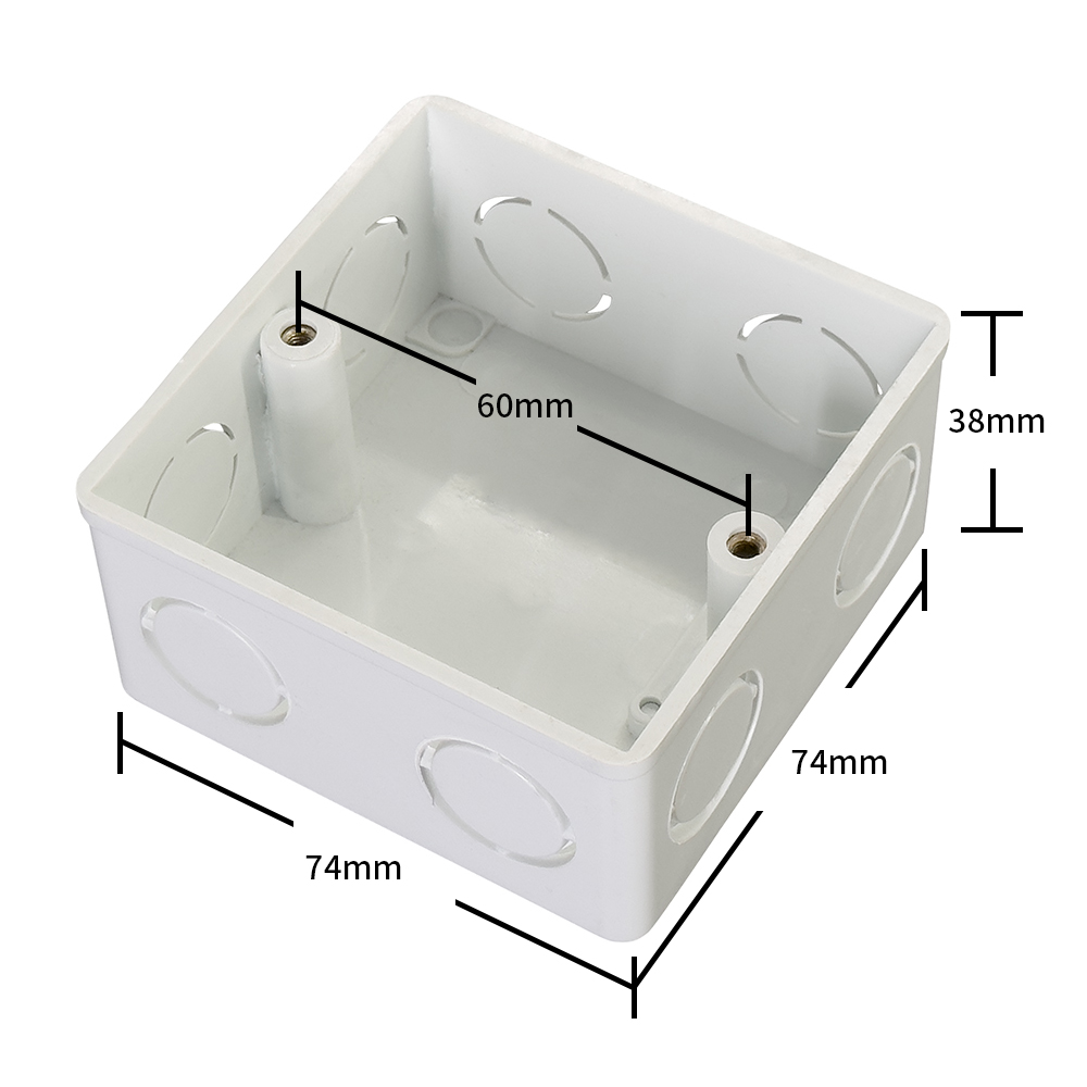 ULP 3×3 SWITCH BOX ADJUSTABLE BS EN JUNCTION BOX ELECTRIC UPVC PVC (4)