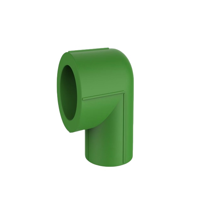 ULP PPR WATER PIPE AND FITTING ISO DIN GB ASTM GREEN WHITE PPR 90° ELBOW 3