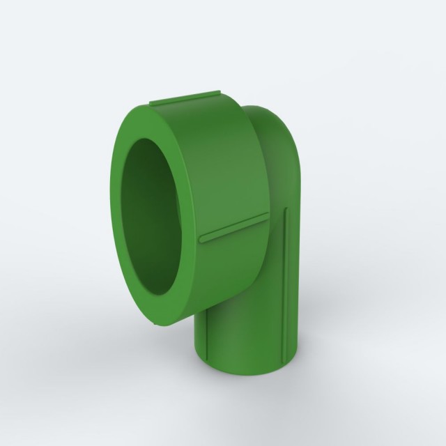 ULP PPR WATER PIPE AND FITTING ISO DIN GB ASTM GREEN WHITE PPR 90° REDUCING ELBOW 1