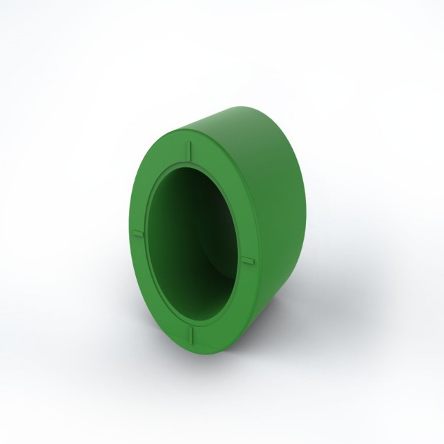 ULP PPR WATER PIPE AND FITTING ISO DIN GB ASTM GREEN WHITE PPR CAP 1
