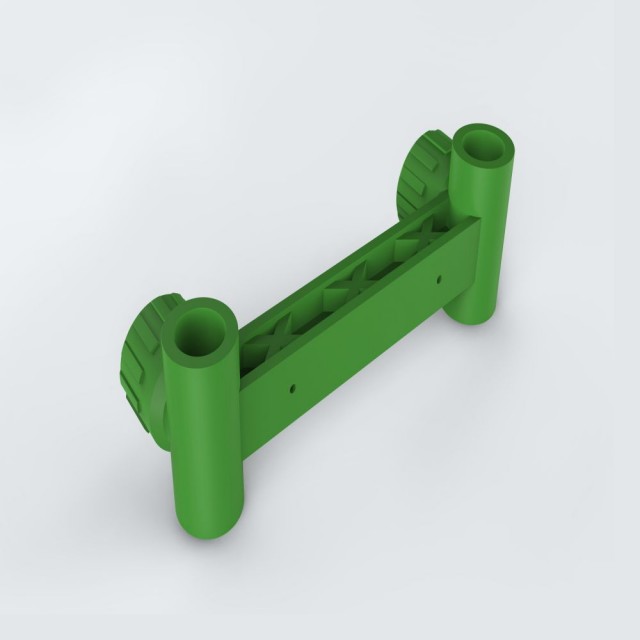 ULP PPR WATER PIPE AND FITTING ISO DIN GB ASTM GREEN WHITE PPR DOUBLE FEMALE THREAD TEE WITH SEAT 1