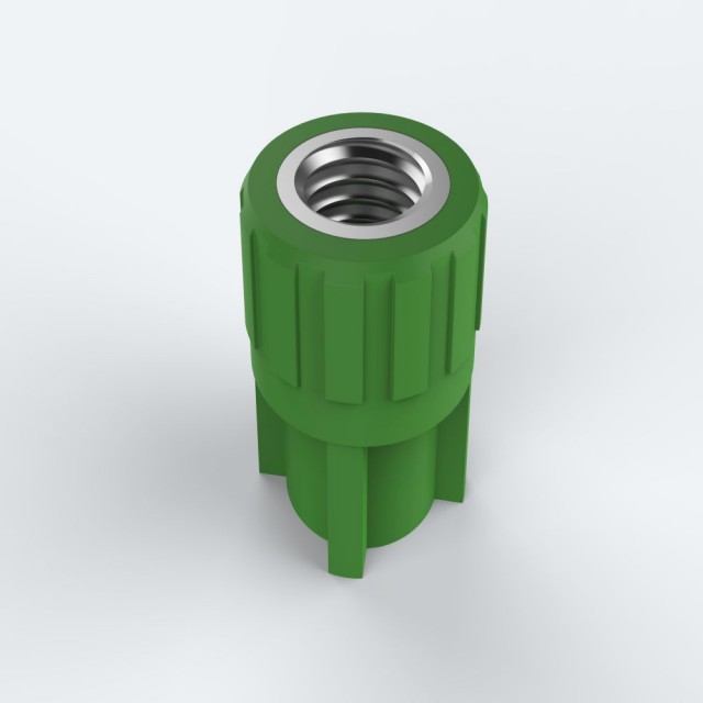 ULP PPR WATER PIPE AND FITTING ISO DIN GB ASTM GREEN WHITE PPR FEMALE COUPLING COPPER THREAD 1