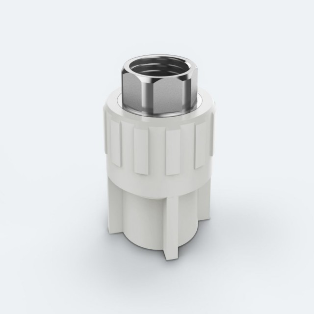ULP PPR WATER PIPE AND FITTING ISO DIN GB ASTM GREEN WHITE PPR FEMALE COUPLING COPPER THREAD 2