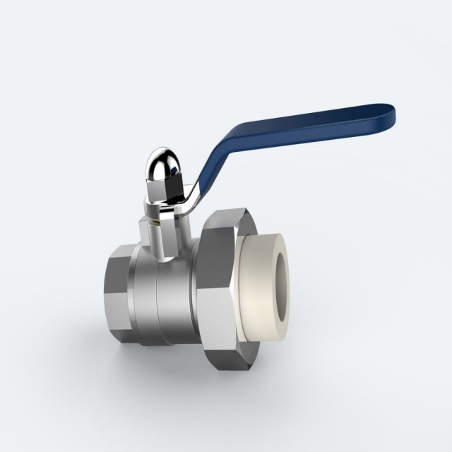 ULP PPR WATER PIPE AND FITTING ISO DIN GB ASTM GREEN WHITE PPR FEMALE THREAD UNION BALL VALVE 1